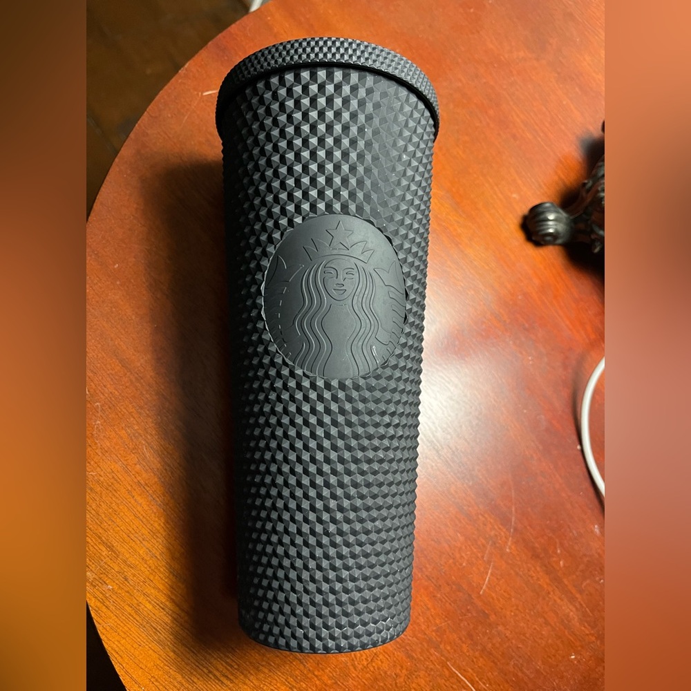 Starbucks Matte Black Textured Tumbler 24 ounce